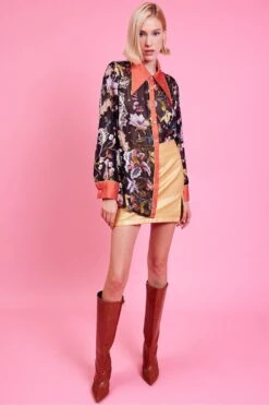 JAYLEY Aspen Silk Blend Blouse -Deals Fabulous Women Wear Store jayley aspen silk blend blouse p14453 95392 image