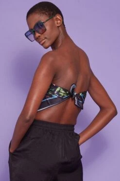 JAYLEY Black And Blue Abstract Silk Scarf -Deals Fabulous Women Wear Store jayley black and blue abstract silk scarf p13562 92019 image