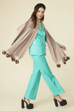 JAYLEY Black Padded Sequin Headband