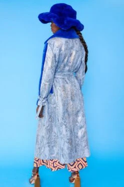 JAYLEY Blue Faux Fur Oversized Hat -Deals Fabulous Women Wear Store jayley blue faux fur oversized hat p10921 76550 image