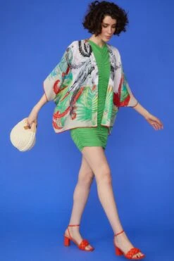 JAYLEY Cashmere Blend Kimono In Bold Abstract Print -Deals Fabulous Women Wear Store jayley cashmere blend kimono in bold abstract print p12289 84553 image