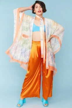 JAYLEY Cashmere Blend Kimono