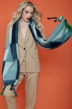 JAYLEY Cashmere Blend Scarf In Yellow And Red -Deals Fabulous Women Wear Store jayley cashmere blend scarf in yellow and red p11666 81427 image