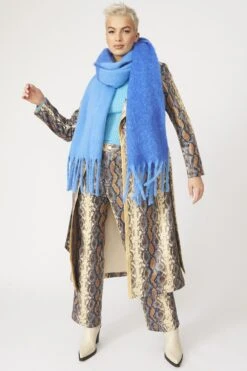 JAYLEY Cashmere Blue Oversized Two Tones Scarf -Deals Fabulous Women Wear Store jayley cashmere blue oversized two tones scarf p13019 88166 image