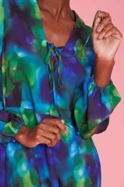 JAYLEY Cleo Silk Blend Oversized Maxi Shift Dress -Deals Fabulous Women Wear Store jayley cleo silk blend oversized maxi shift dress p13653 92575 image