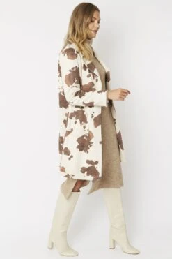 JAYLEY Cow Print Faux Suede Animal Print Coat 10 JAYLEY Cow Print Faux Suede Animal Print Coat -Deals Fabulous Women Wear Store jayley cow print faux suede animal print coat p10721 74952 image