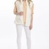 JAYLEY Cream Faux Fur Gilet