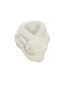 JAYLEY Cream Faux Fur Scarf -Deals Fabulous Women Wear Store jayley cream faux fur scarf p10477 54712 image