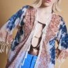 JAYLEY Cream Silk Kimono Jacket