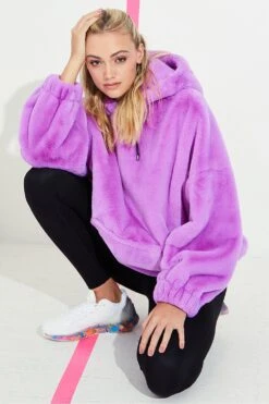 JAYLEY Faux Fur Hoodie