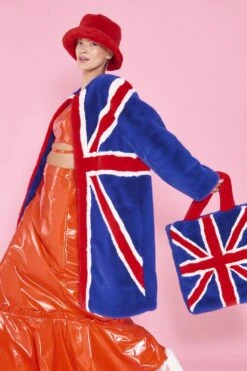JAYLEY Faux Fur Union Jack Bag -Deals Fabulous Women Wear Store jayley faux fur union jack bag p13172 89276 image