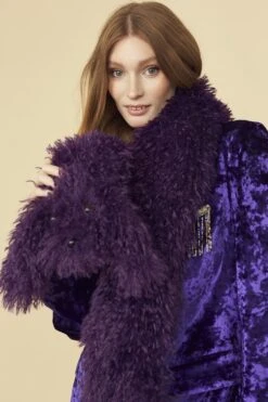 JAYLEY Faux Mongolian Fur Hound Scarf -Deals Fabulous Women Wear Store jayley faux mongolian fur hound scarf p13131 89002 image