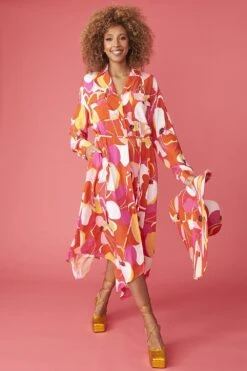 JAYLEY Florence Floral Shirt Dress -Deals Fabulous Women Wear Store jayley florence floral shirt dress p13401 90744 image