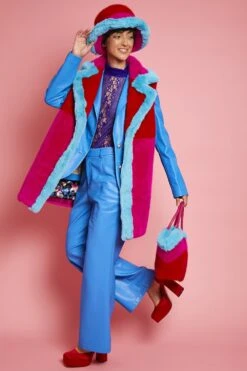 JAYLEY Gigi Bamboo Faux Fur Bag -Deals Fabulous Women Wear Store jayley gigi bamboo faux fur bag p14322 94603 image