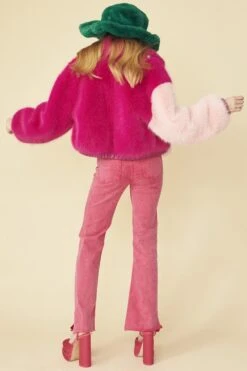 JAYLEY Green Faux Fur Oversized Hat -Deals Fabulous Women Wear Store jayley green faux fur oversized hat p12792 86676 image