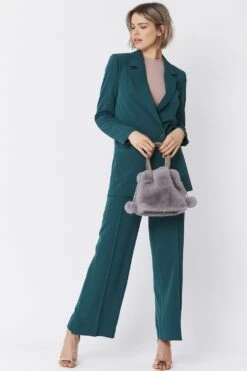 JAYLEY Grey Faux Fur Bag -Deals Fabulous Women Wear Store jayley grey faux fur bag p4937 63039 image