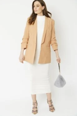 JAYLEY Grey Pyramid Faux Fur Bag -Deals Fabulous Women Wear Store jayley grey pyramid faux fur bag p4979 63249 image