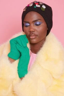 JAYLEY Hand Made Banana Peel Beanie Hat With Button Detail -Deals Fabulous Women Wear Store jayley hand made banana peel beanie hat with button detail p13755 93140 image