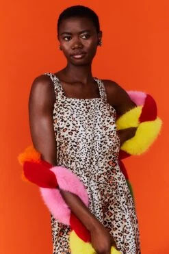 JAYLEY Handcraft Faux Fur Chain Scarf -Deals Fabulous Women Wear Store jayley handcraft faux fur chain scarf p12465 85026 image