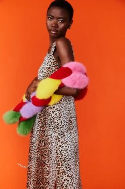 JAYLEY Handcraft Faux Fur Chain Scarf -Deals Fabulous Women Wear Store jayley handcraft faux fur chain scarf p12465 85027 image