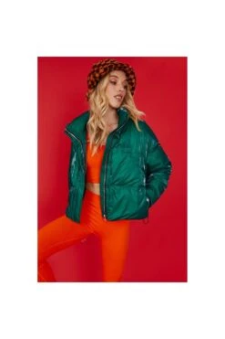 JAYLEY Iridescent Puffer Jacket