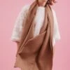 JAYLEY Mocha Cashmere Blend Wrap