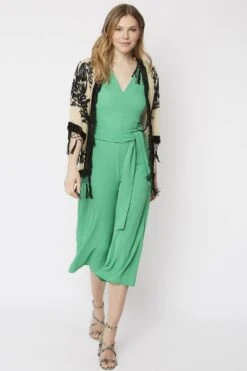 JAYLEY Mocha Silk Devore Jacket