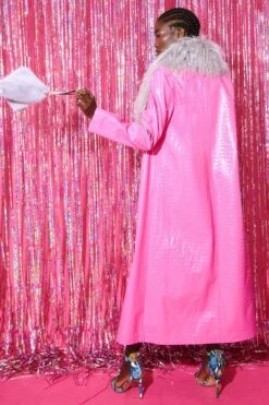 JAYLEY Mongolian Fur Collar In Grey -Deals Fabulous Women Wear Store jayley mongolian fur collar in grey p11131 77926 image