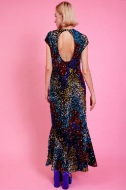 Best Seller -Deals Fabulous Women Wear Store jayley multi sequin fish tail maxi dress p13122 95431 image