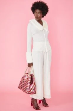 JAYLEY Multi Woven Metallic Tote Bag -Deals Fabulous Women Wear Store jayley multi woven metallic tote bag p8521 73917 image