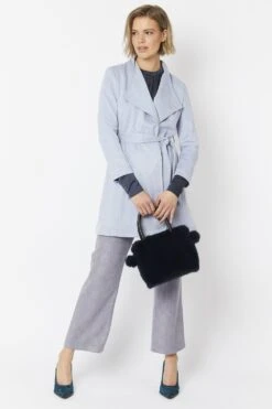 JAYLEY Navy Faux Fur Bag -Deals Fabulous Women Wear Store jayley navy faux fur bag p4941 63049 image