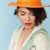 JAYLEY Orange Kate Bamboo Blend Hat