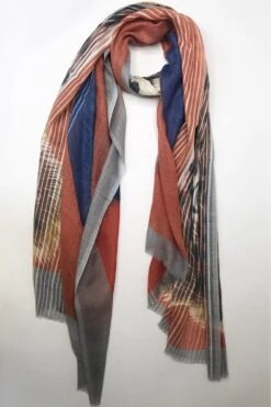 JAYLEY Orange Luxury Cashmere Silk Blend Wrap -Deals Fabulous Women Wear Store jayley orange luxury cashmere silk blend wrap p8357 48109 image