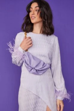 JAYLEY Purple Charlotte Leather Bag -Deals Fabulous Women Wear Store jayley purple charlotte leather bag p8413 80619 image