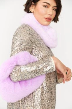 JAYLEY Purple Faux Fur Charlotte Bag 11 JAYLEY Purple Faux Fur Charlotte Bag -Deals Fabulous Women Wear Store jayley purple faux fur charlotte bag p12133 83793 image