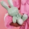 JAYLEY Rhinestone Rabbit In Mint Green