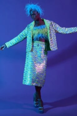 JAYLEY Sequin Bamboo Blend Skirt -Deals Fabulous Women Wear Store jayley sequin bamboo blend skirt p12995 88056 image