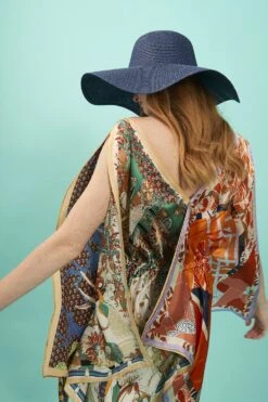 JAYLEY Silk Blend Abstract Kimono -Deals Fabulous Women Wear Store jayley silk blend abstract kimono p12734 86260 image