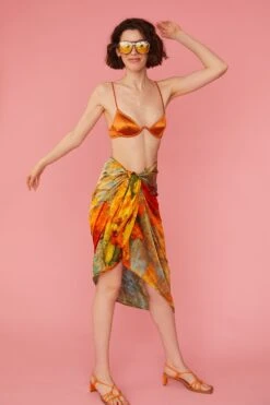 JAYLEY Silk Blend Large Multiway Sarong