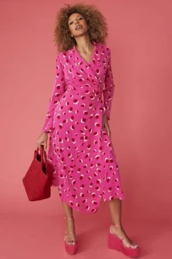 JAYLEY Silk Blend Sorrento Wrap Maxi Dress -Deals Fabulous Women Wear Store jayley silk blend sorrento wrap maxi dress p13659 92613 image