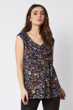 JAYLEY Silk Rayon Blouse