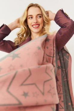 JAYLEY Star Design Cashmere Blend Scarf -Deals Fabulous Women Wear Store jayley star design cashmere blend scarf p11211 78350 image